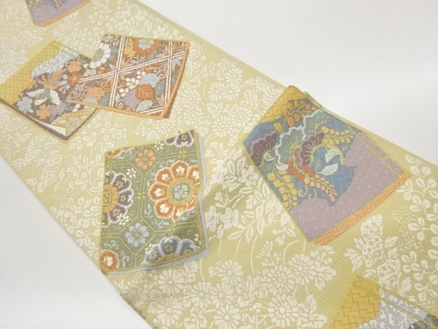 JAPANESE FUKURO OBI / WOVEN PHOENIX